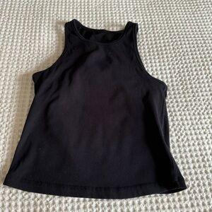 XS ribbed racerback tank with built in bra